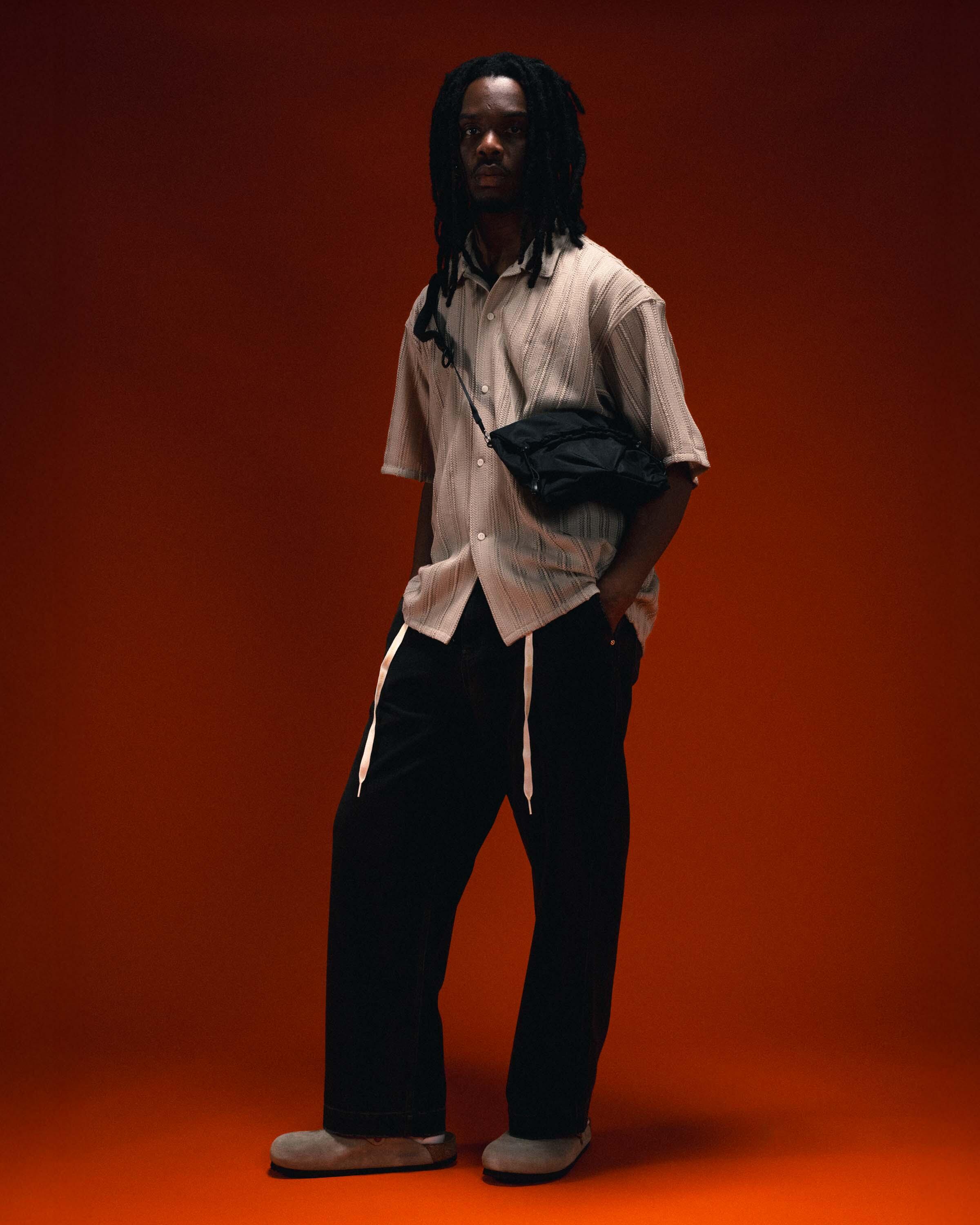 Beams MESH OPEN COLLAR SHIRT | 11011512147-20 | AFEW STORE